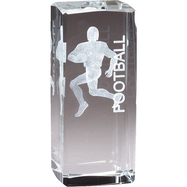 3D Laser Crystal Sports Award