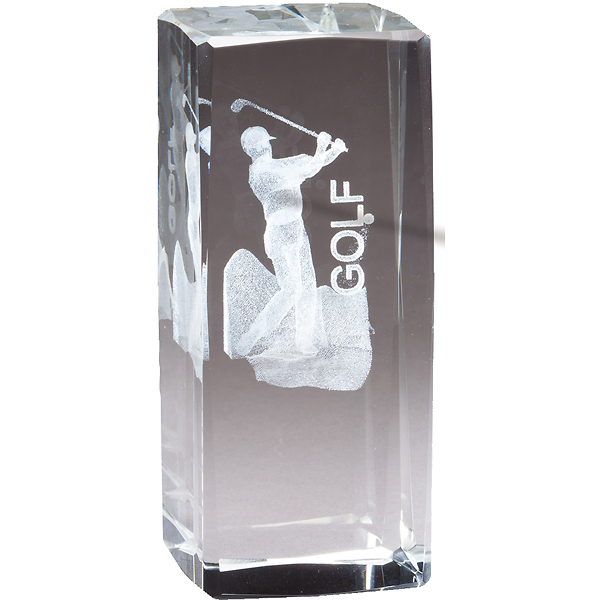 3D Laser Crystal Sports Award
