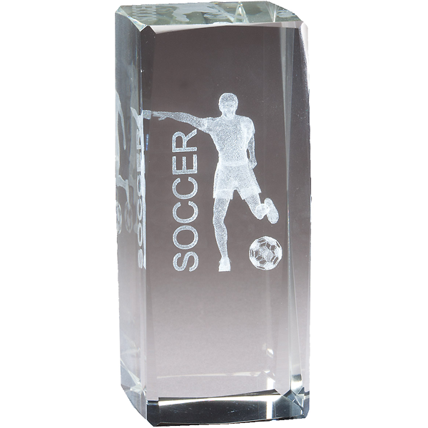3D Laser Crystal Sports Award