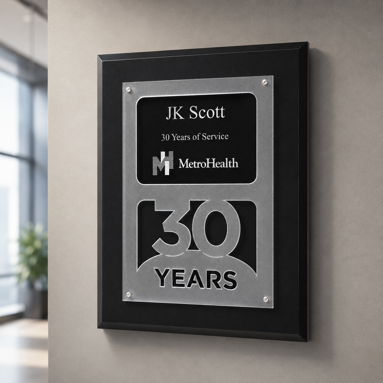 Anniversary Milestone Acrylic Plaque