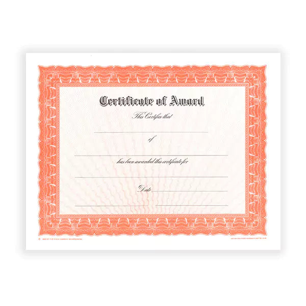 Certificate Paper