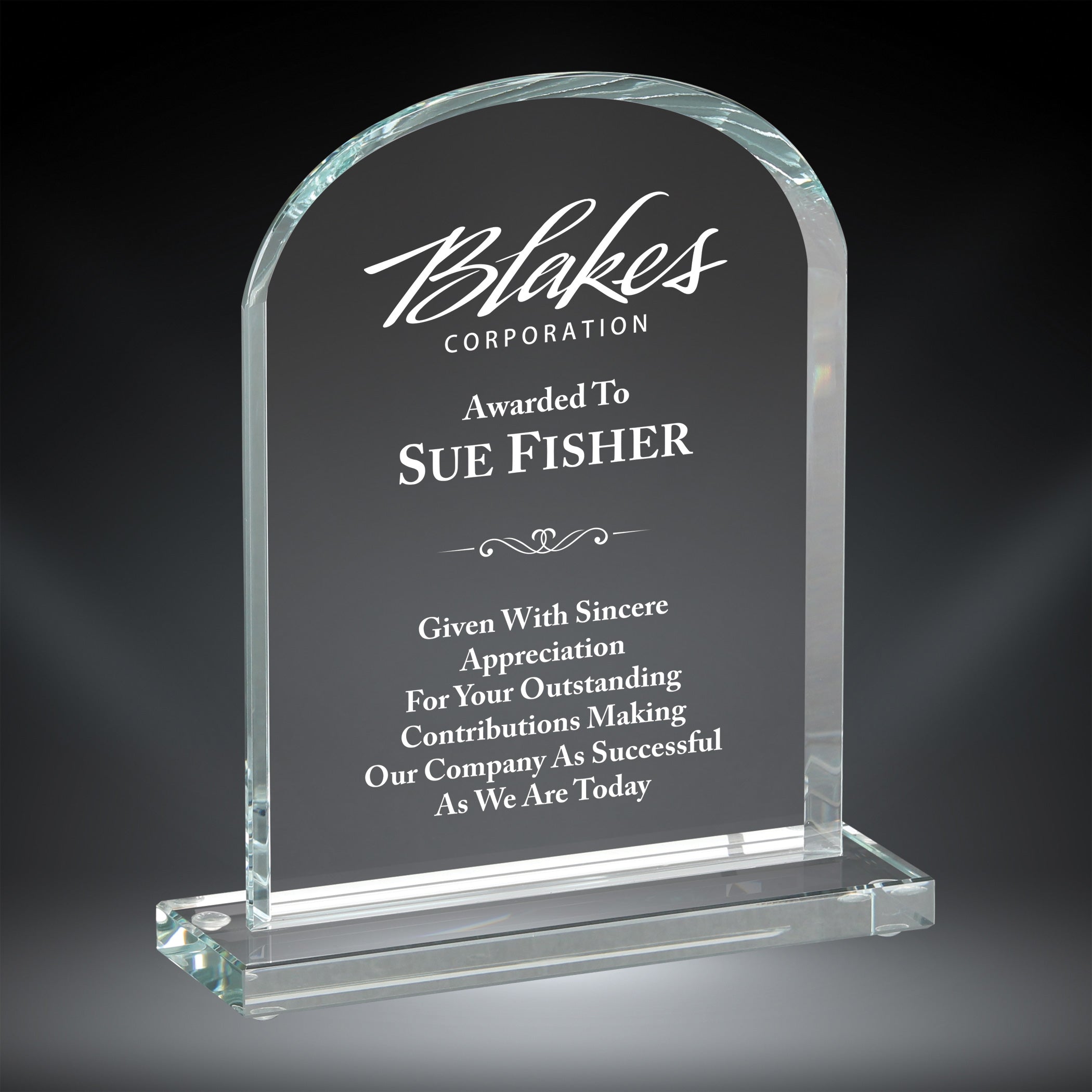 Radiant Glass Dome Award
