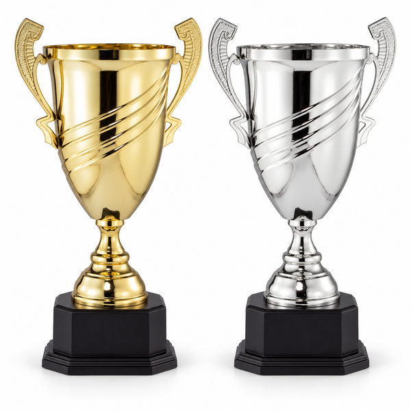 Italian Metal Cup on Genuine Ebony Wood Base