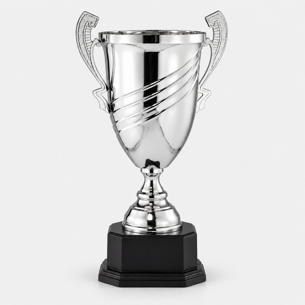 Italian Metal Cup on Genuine Ebony Wood Base