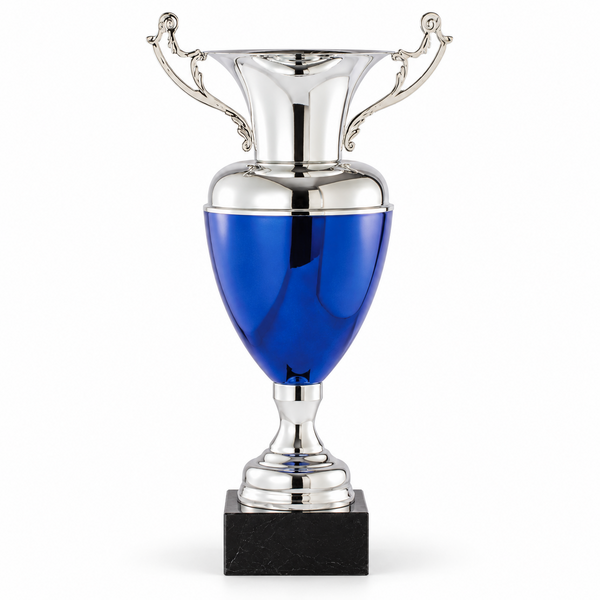 Silver and Blue Italian Award Cup