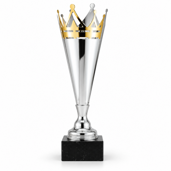 Silver and Gold Crown Cup