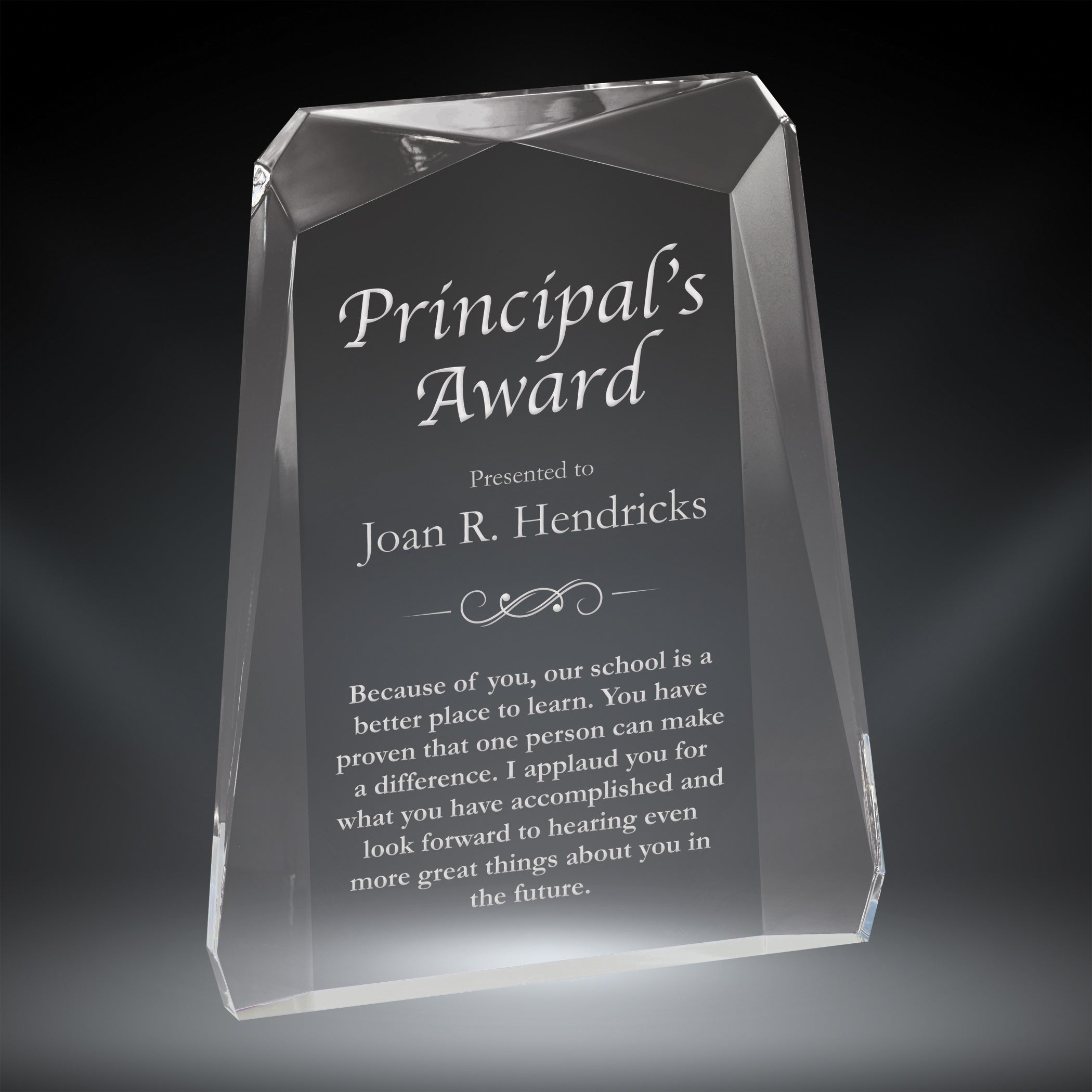 Rectangle Beveled Acrylic Awards