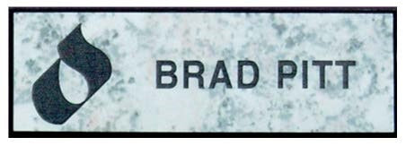 Engraved Name Badge