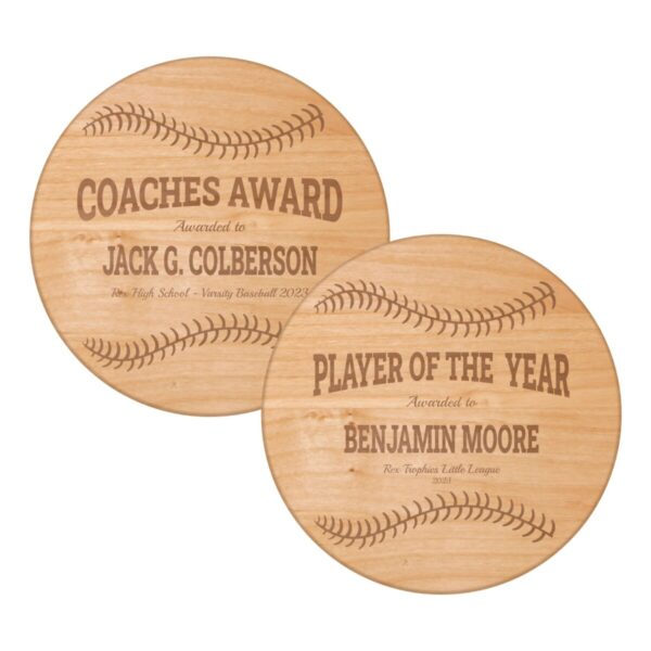 Genuine Red Alder Round Plaque 9.5"