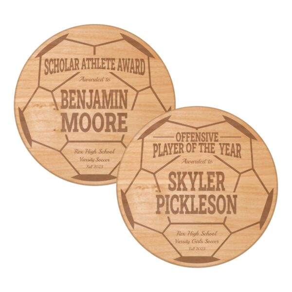 Genuine Red Alder Round Plaque 9.5"