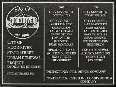 Traditional Bronze and Aluminum Plaques