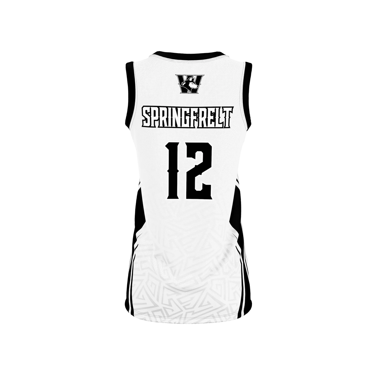Women's V-Neck Basketball Jersey — supplier alternate design