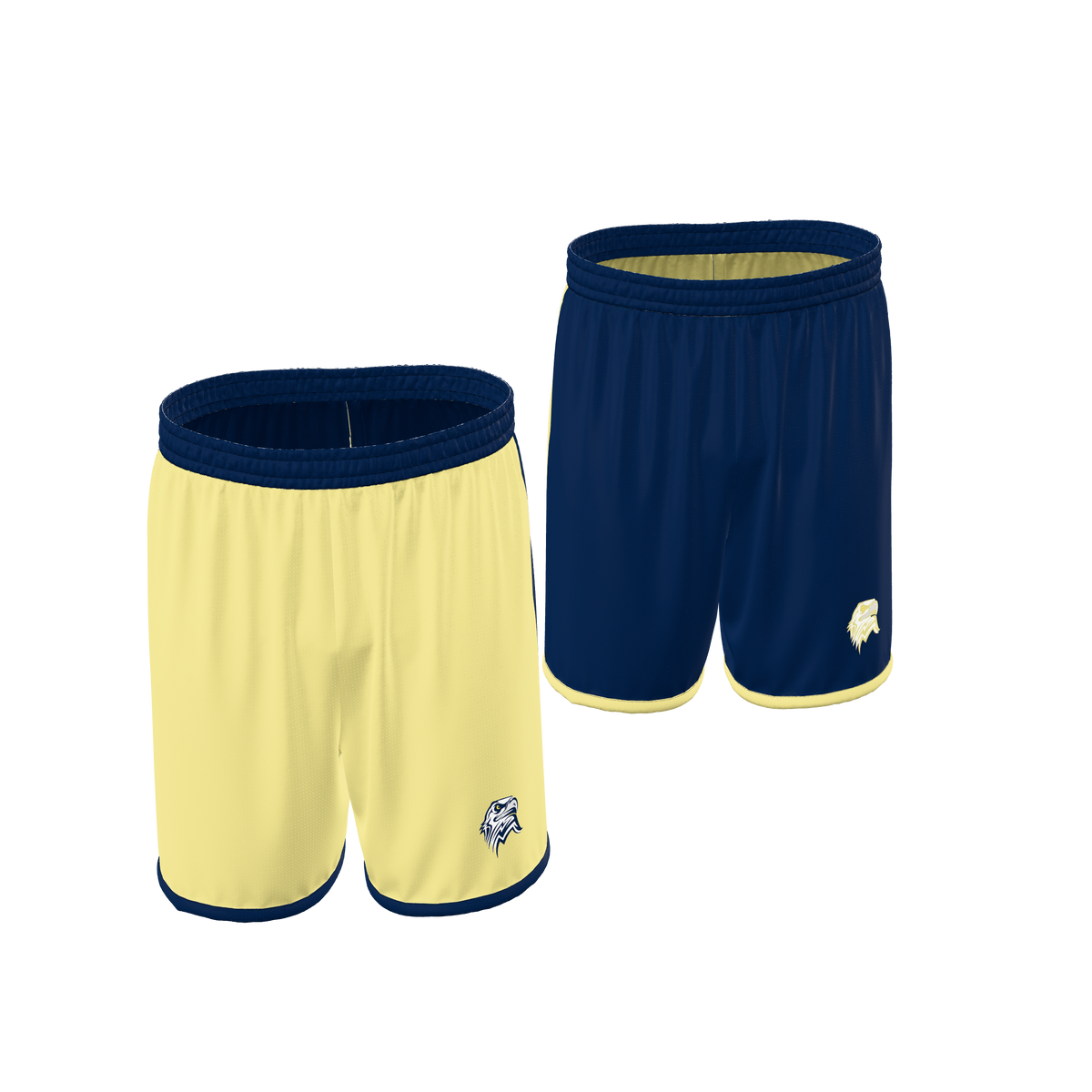 Custom Sublimated Men's & Youth Reversible Basketball Shorts — BBS01R~7 supplier view 1