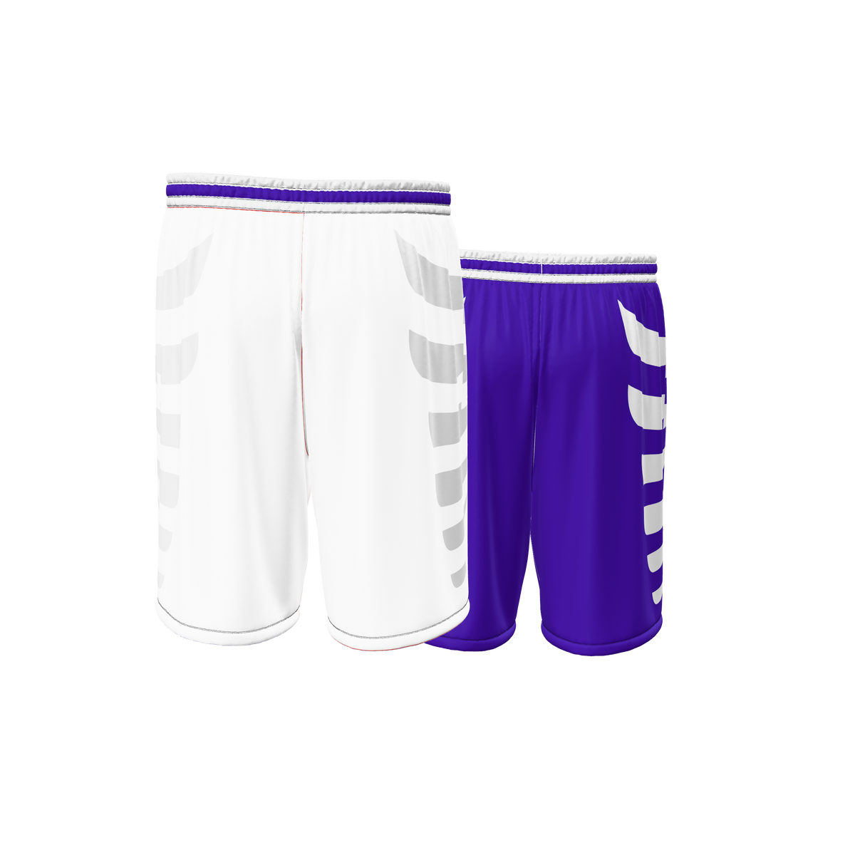 Custom Sublimated Men's & Youth Reversible Basketball Shorts — BBS01R~9 supplier view 4