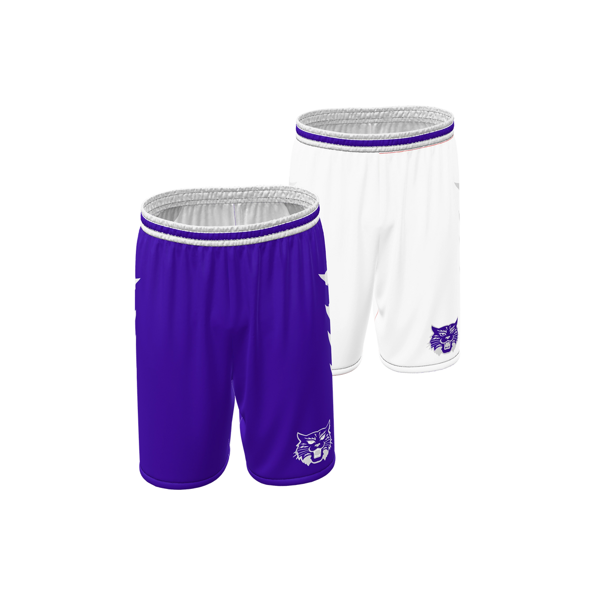 Custom Sublimated Men's & Youth Reversible Basketball Shorts — BBS01R~9 supplier view 6