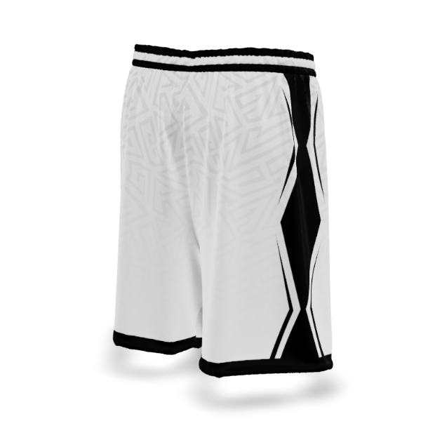 Custom Sublimated Women's & Girls' Basketball Shorts — BBS02~7 supplier view 4
