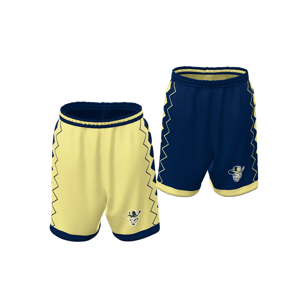 Custom Sublimated Women's & Girls' Reversible Basketball Shorts — BBS02R~7 supplier view 6