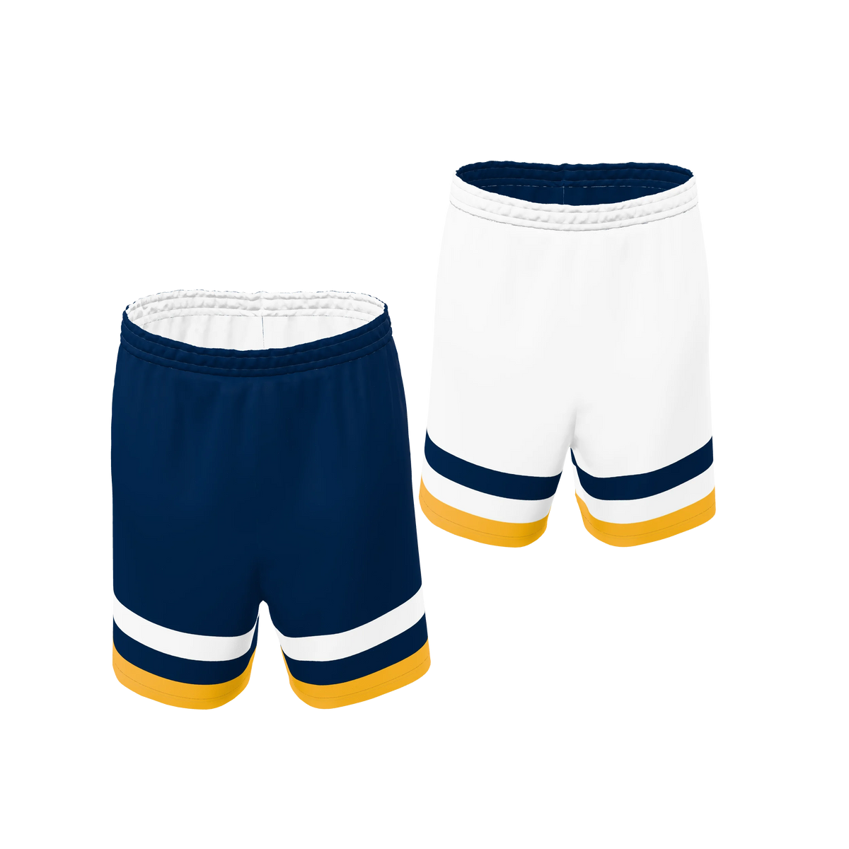 Custom Sublimated Women's & Girls' Single-Ply Reversible Basketball Shorts — BBS02SPR~5 supplier view 1
