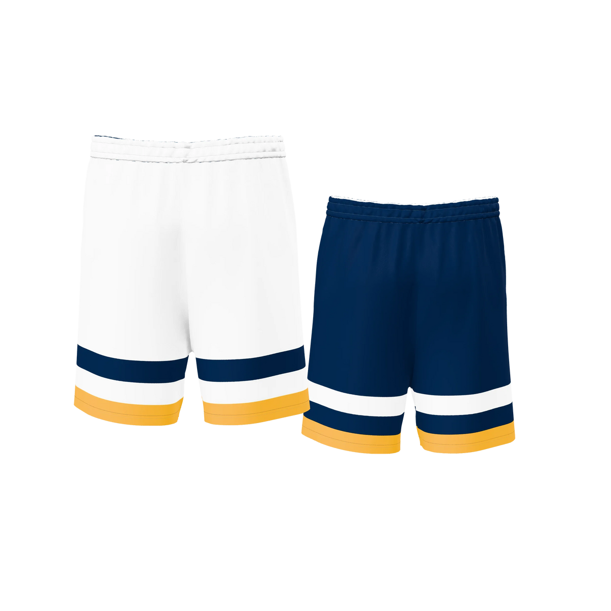Custom Sublimated Women's & Girls' Single-Ply Reversible Basketball Shorts — BBS02SPR~5 supplier view 4
