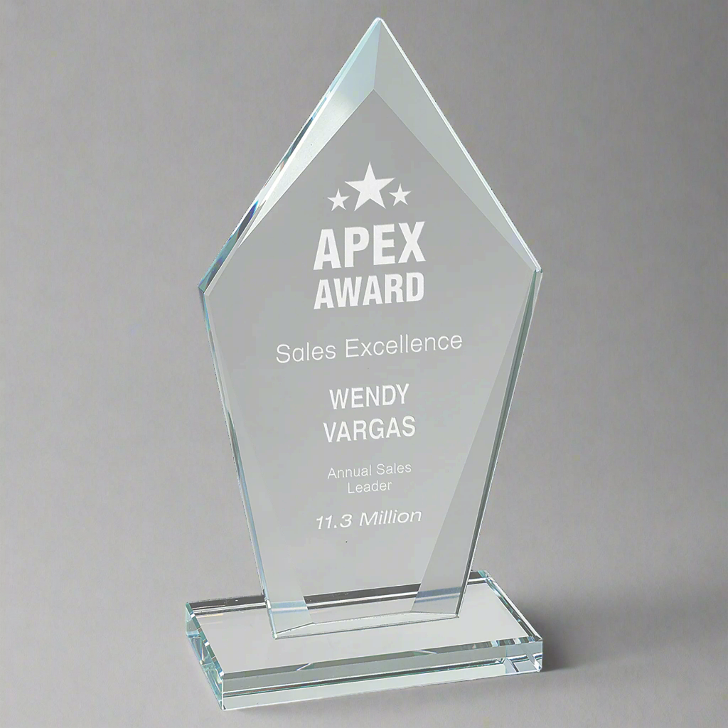 Premier Clear Glass Diamond Award