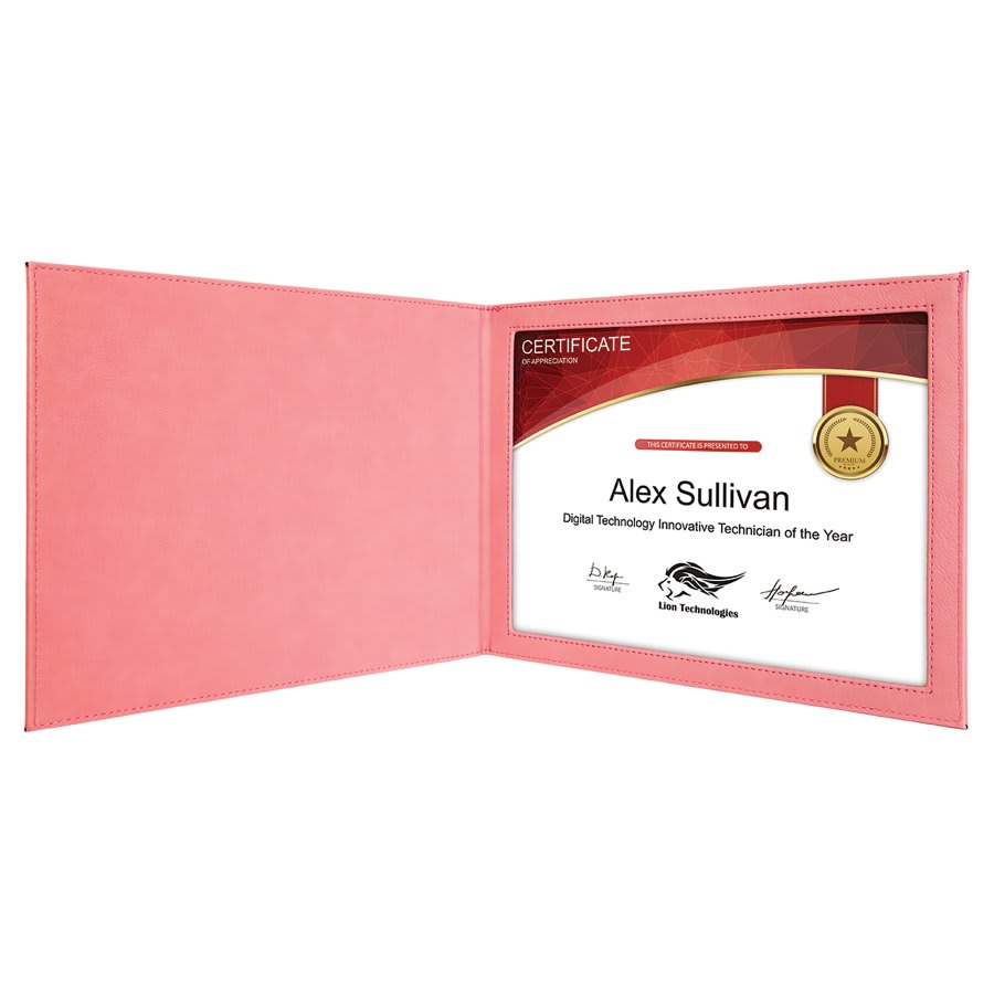 Leatherette Certificate Cover