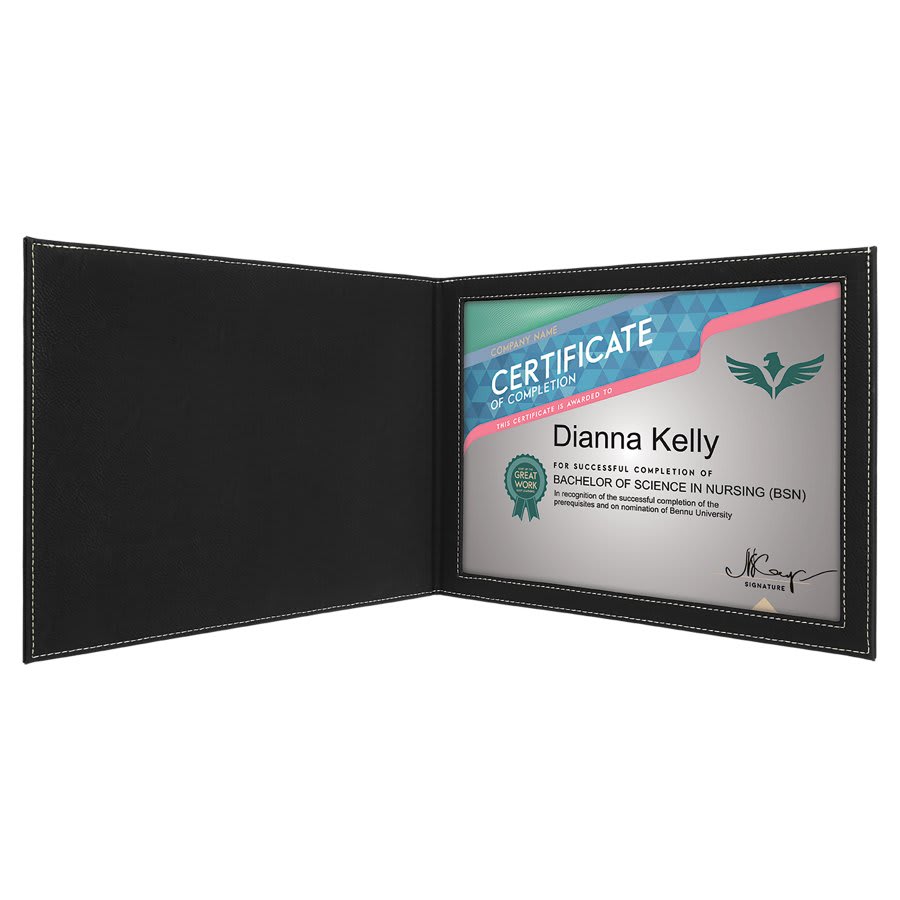 Leatherette Certificate Cover