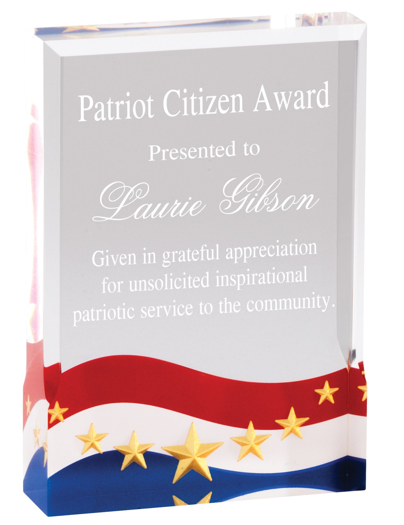 Patriot Acrylic Award