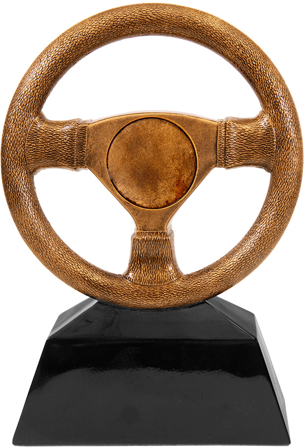 Antique Gold Steering Wheel Resin with 2" Insert Holder