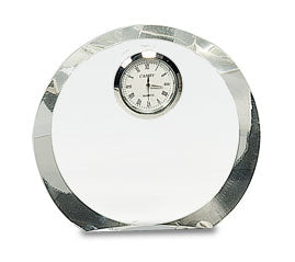 Crystal Round Clock Award