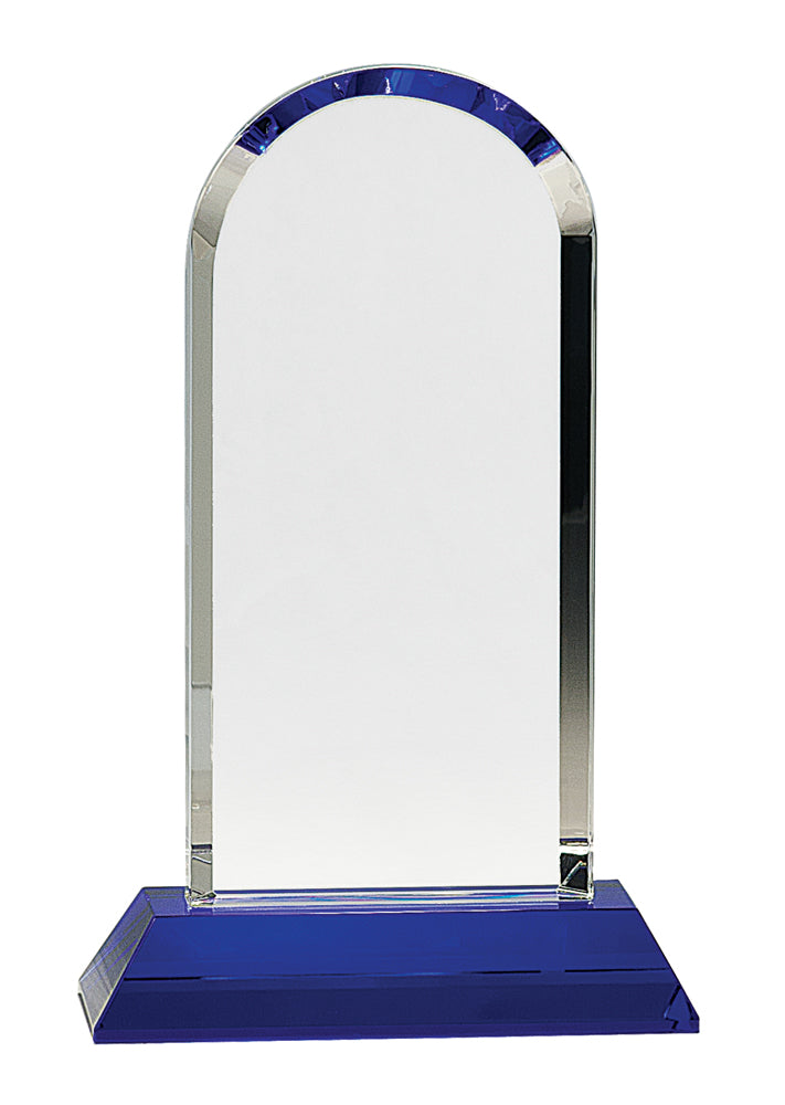 Crystal Arch Blue Base Award