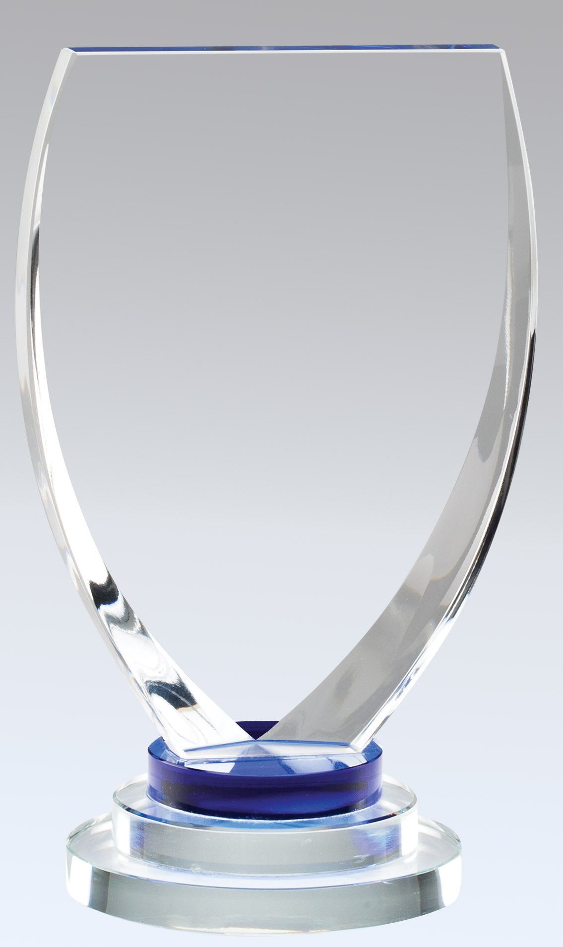 Elegant Crystal Shield Award