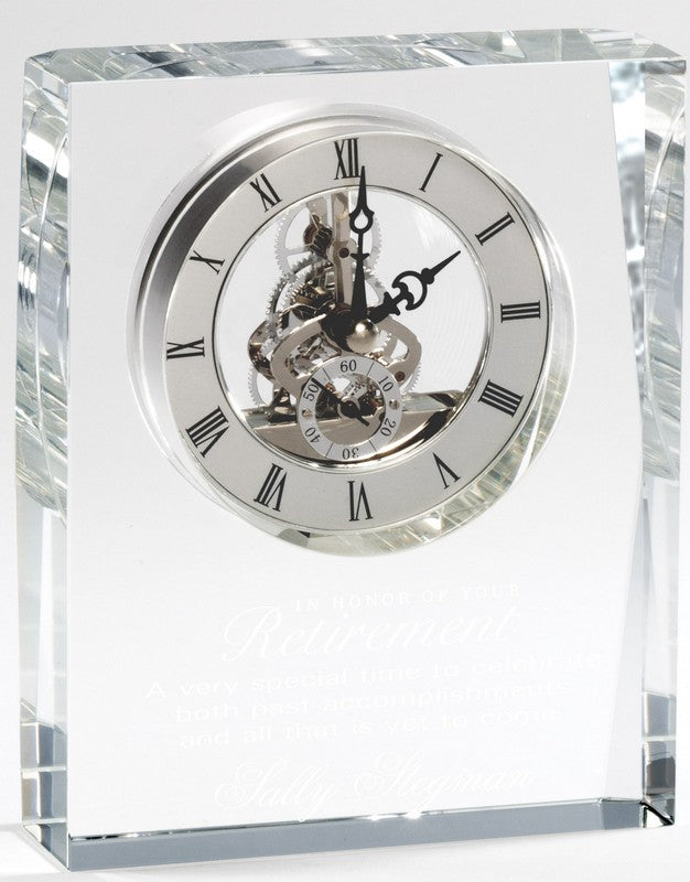 Corporate Crystal Clock