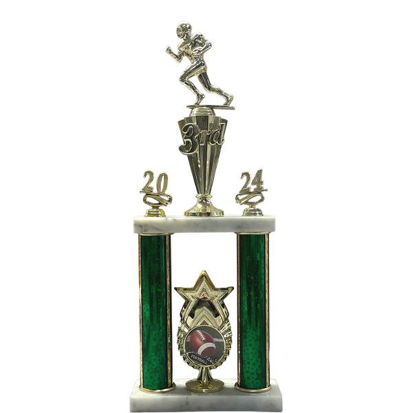 2 Post Placement Riser with Exclusive Star Logo Holder