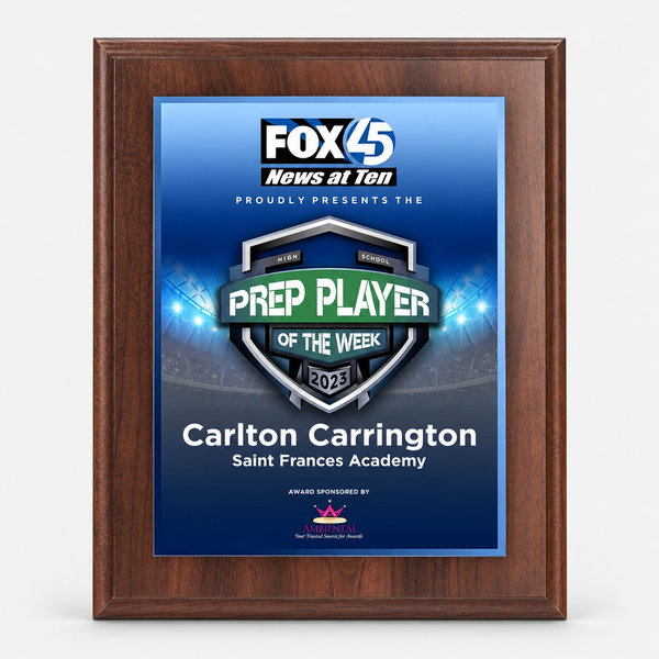 Custom Full-Color Plaque