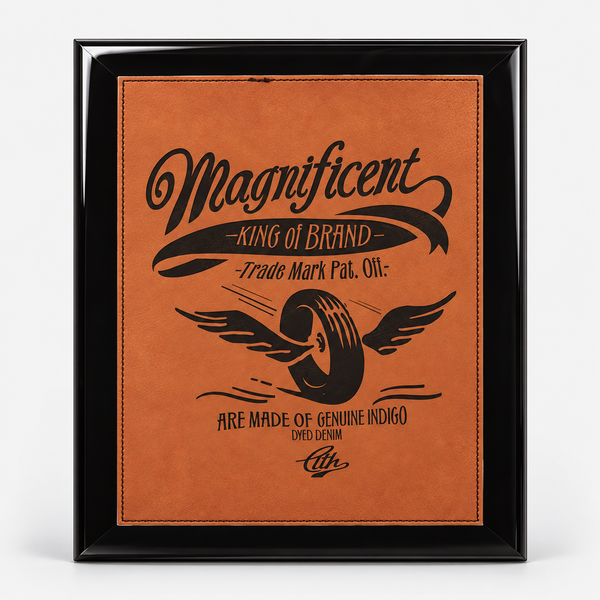 Classic Laserable Leatherette Plaque