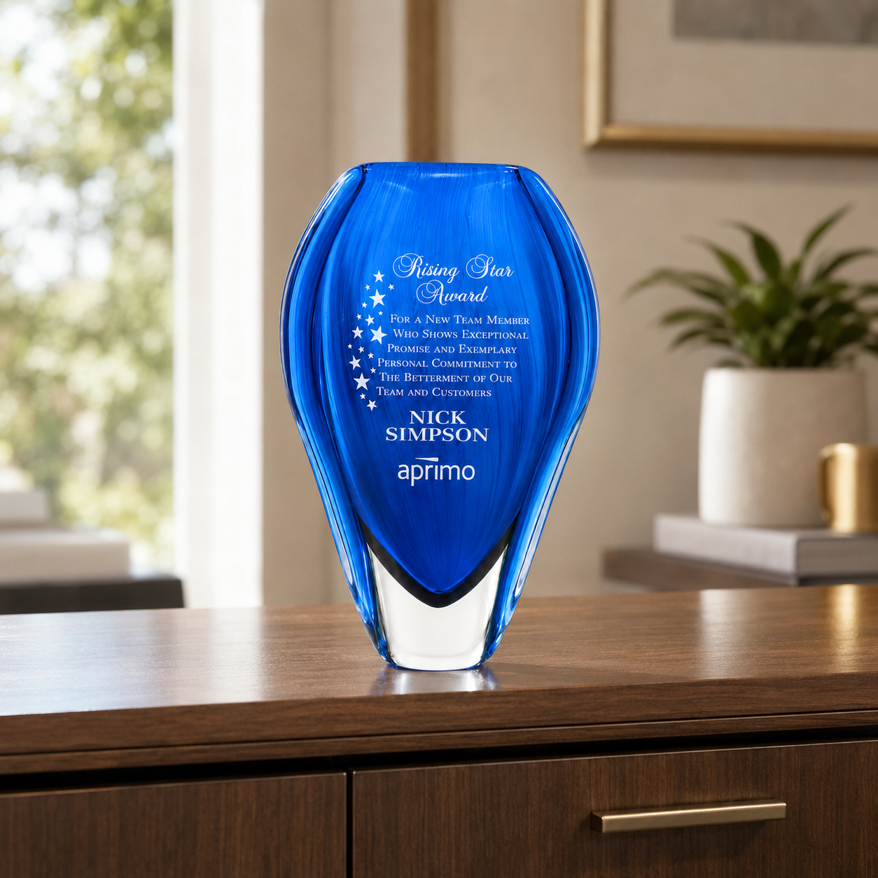 Teardrop Crystal Vase
