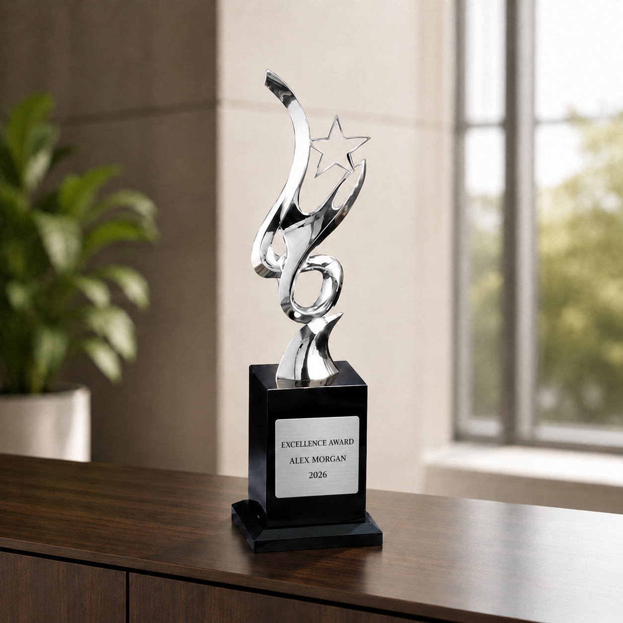 Star and Ribbons Cast Award