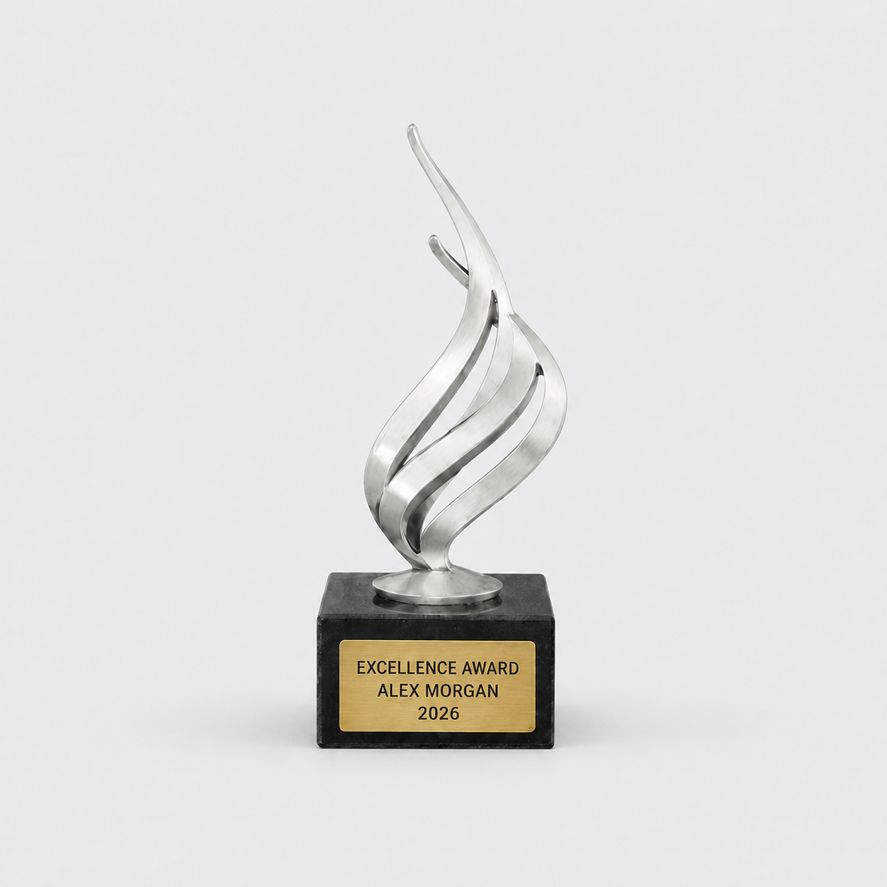 Achievement Flame Award on Marble Base