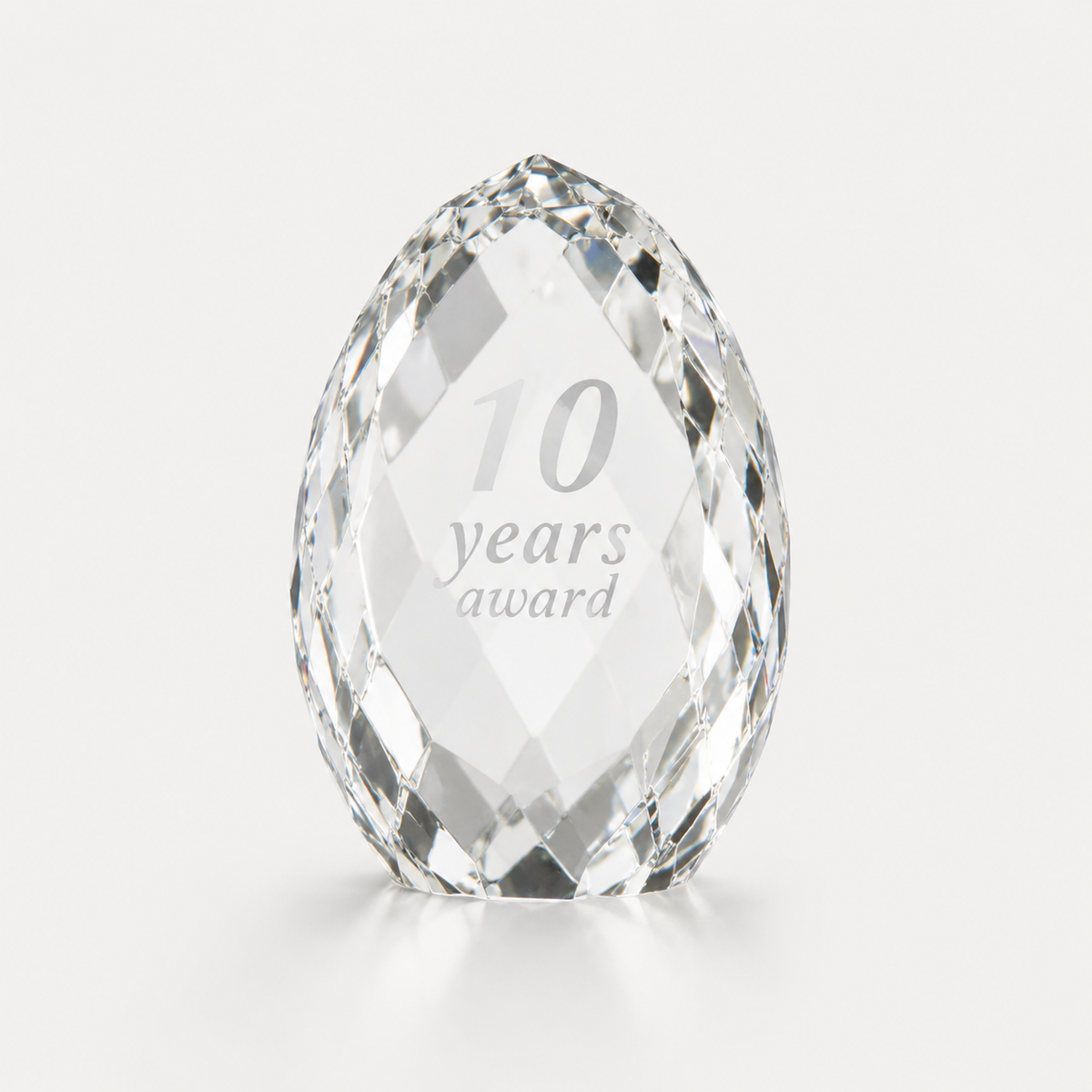 Miniature Faceted Crystal Egg Award