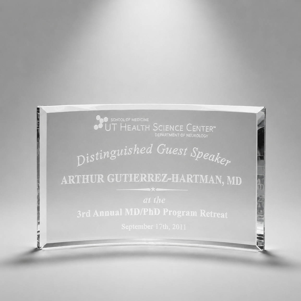 Crystal Clear Crescent Award