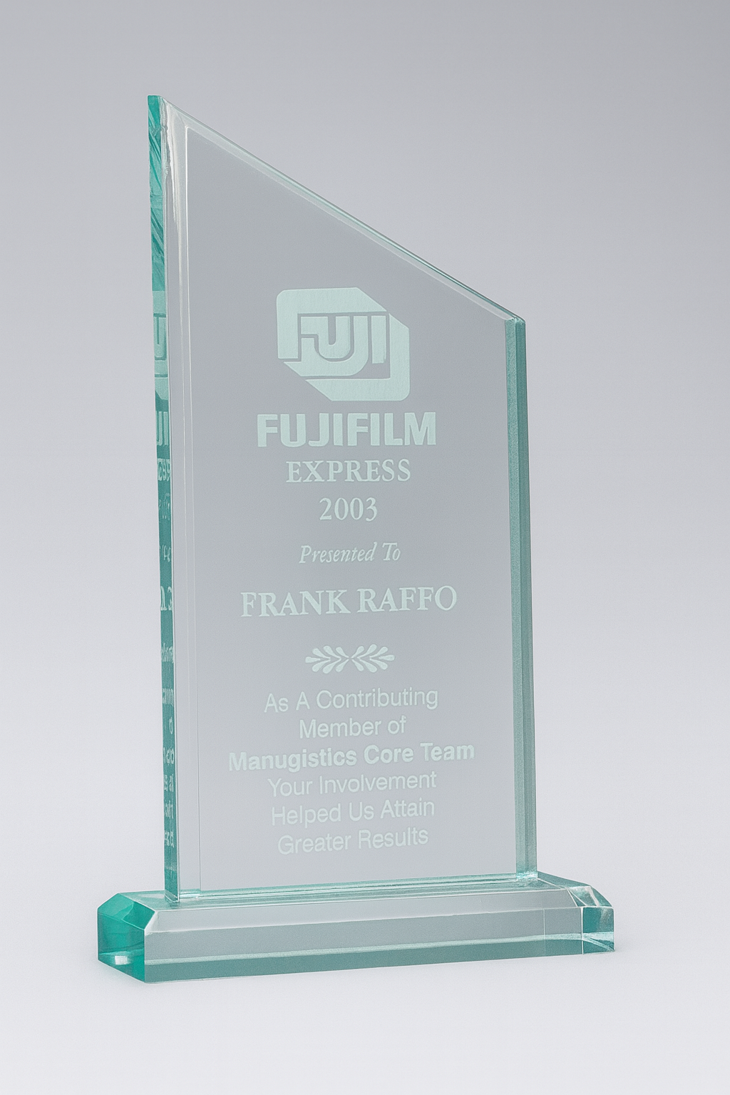 Zenith Acrylic Award on Acrylic Base