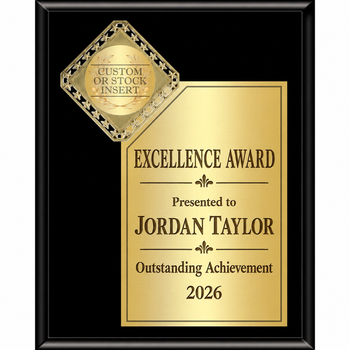 Diamond Medallion Plaque