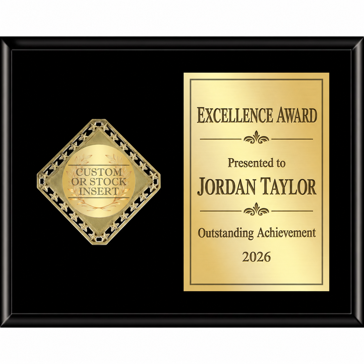 Diamond Plaque Series - Horizontal Plaque