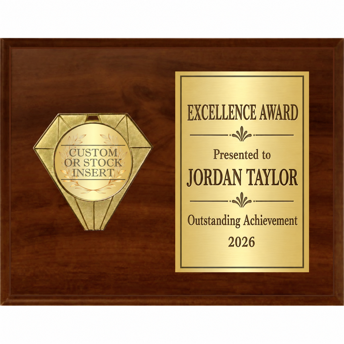 Jewel Plaque Series - Horizontal Plaque