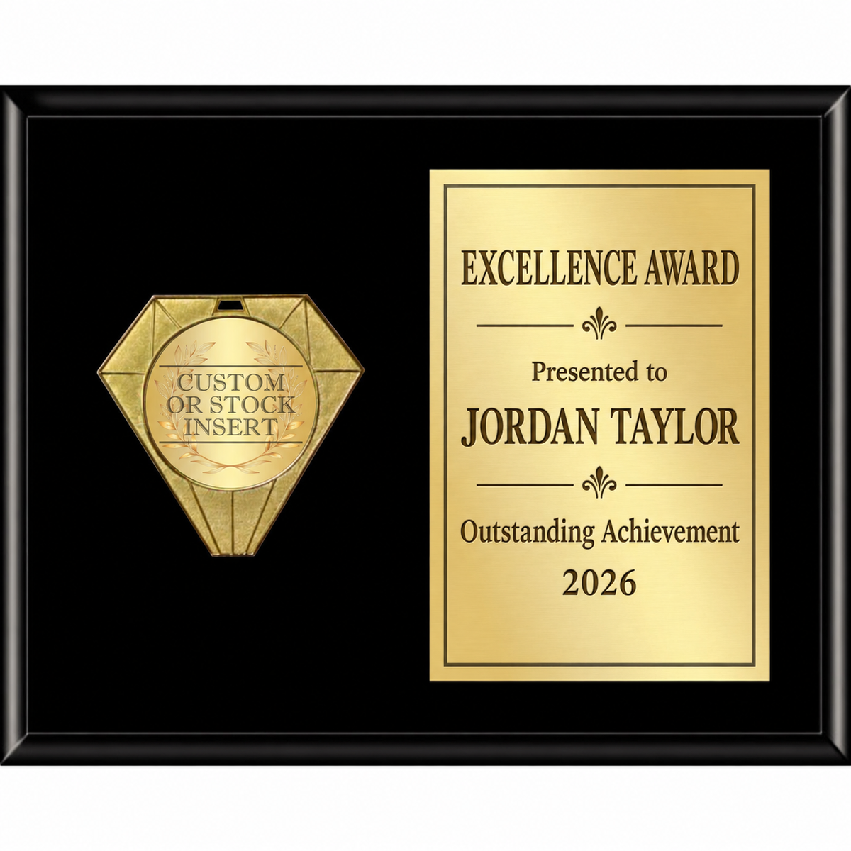 Jewel Plaque Series - Horizontal Plaque