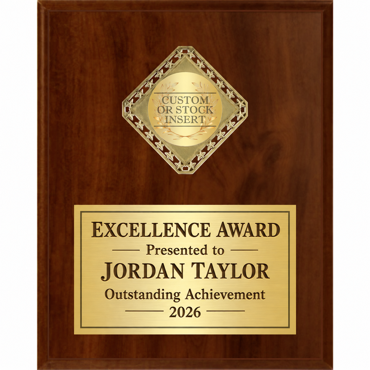 Diamond Plaque Series - Vertical Plaque