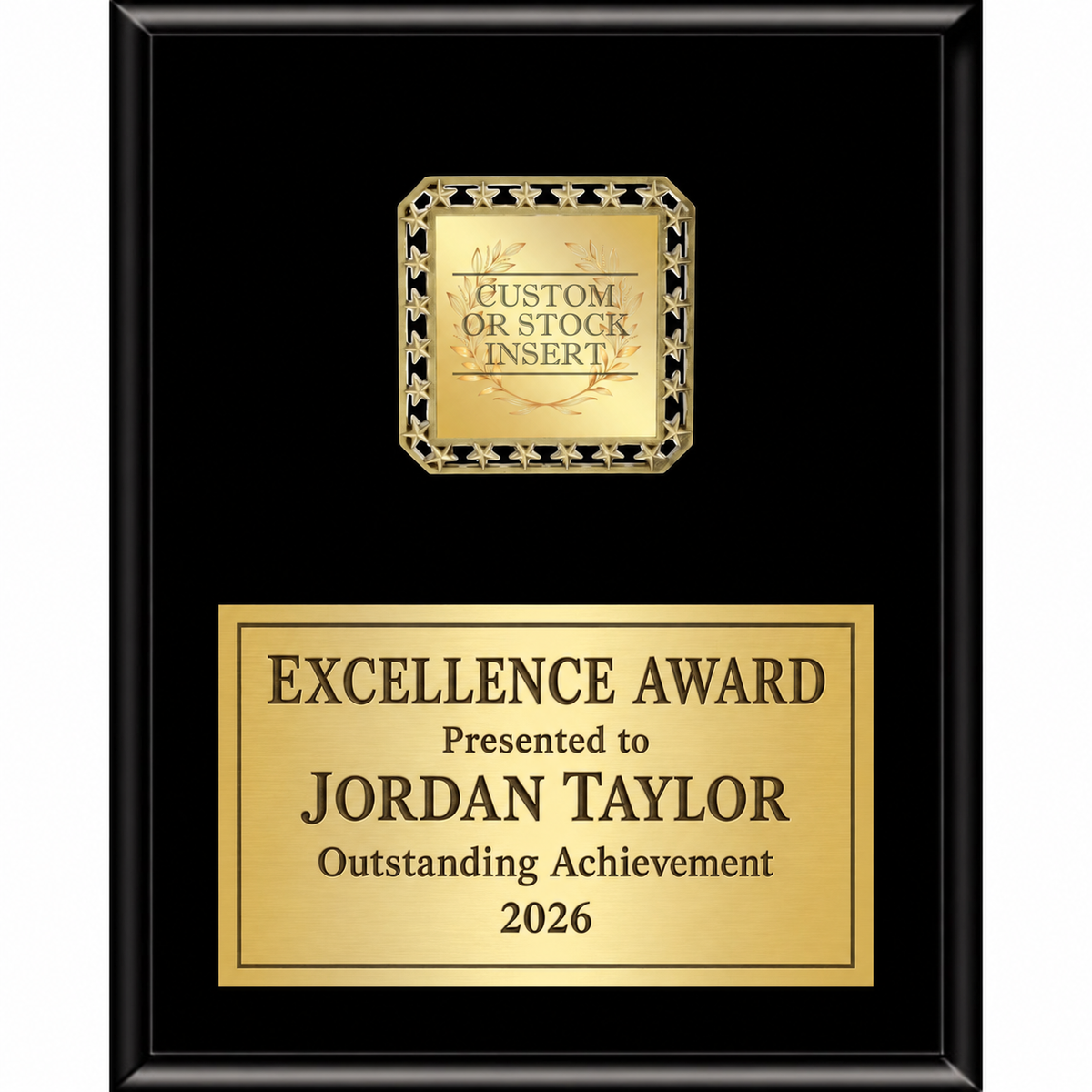 Square Star Medallion Plaque