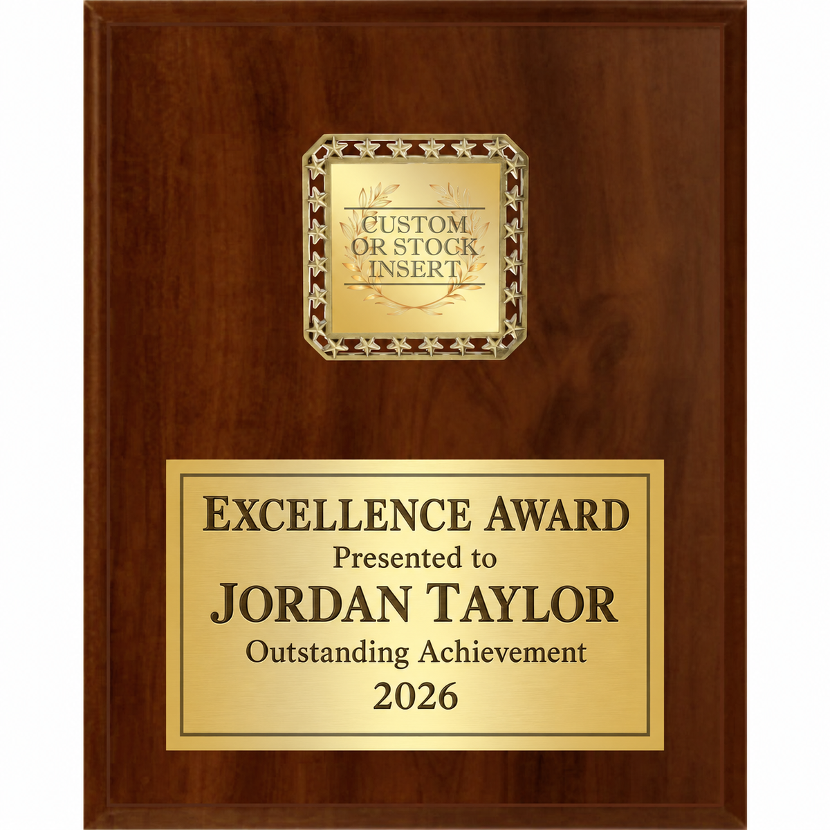 Square Star Medallion Plaque
