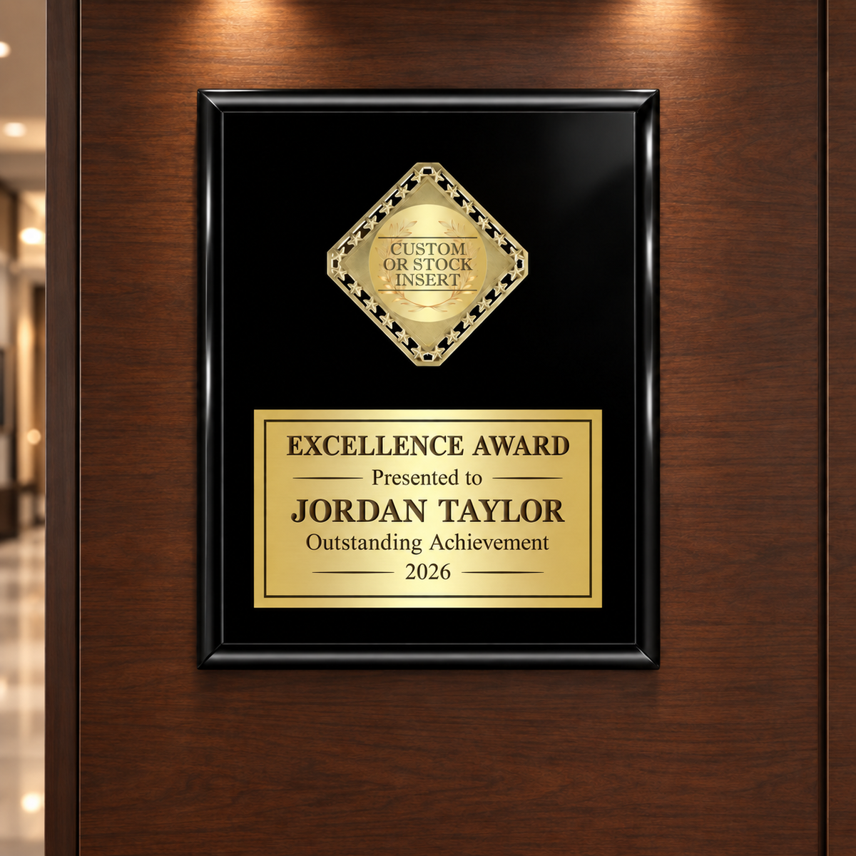 Diamond Plaque Series - Vertical Plaque