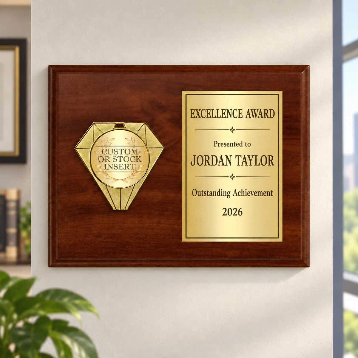 Jewel Plaque Series - Horizontal Plaque